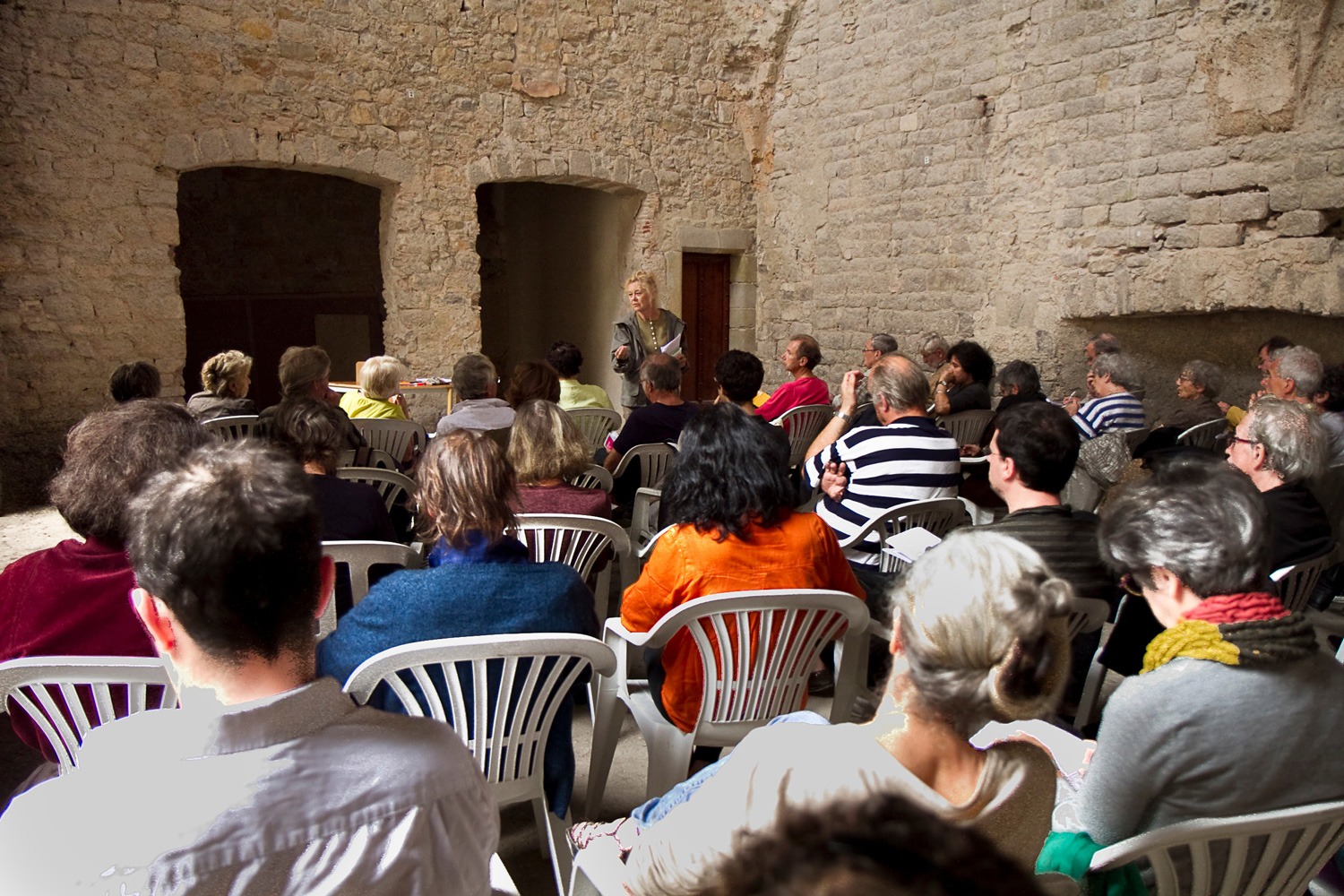 Atelier de philosophie de Françoise Valon © Ghila Krajzman