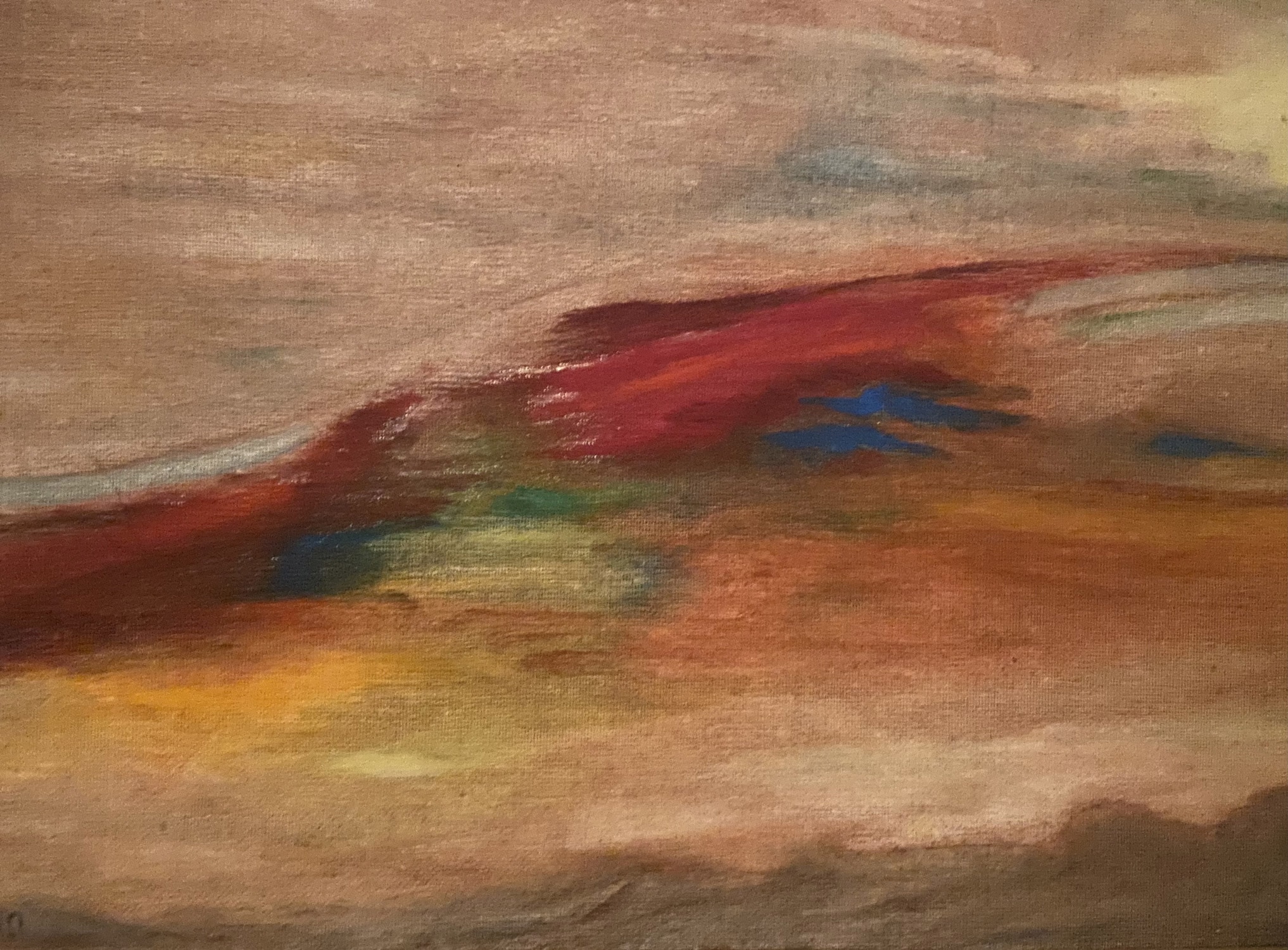 Suzanne Petitjean, sans titre, huile sur toile, années 1990, collection privée
