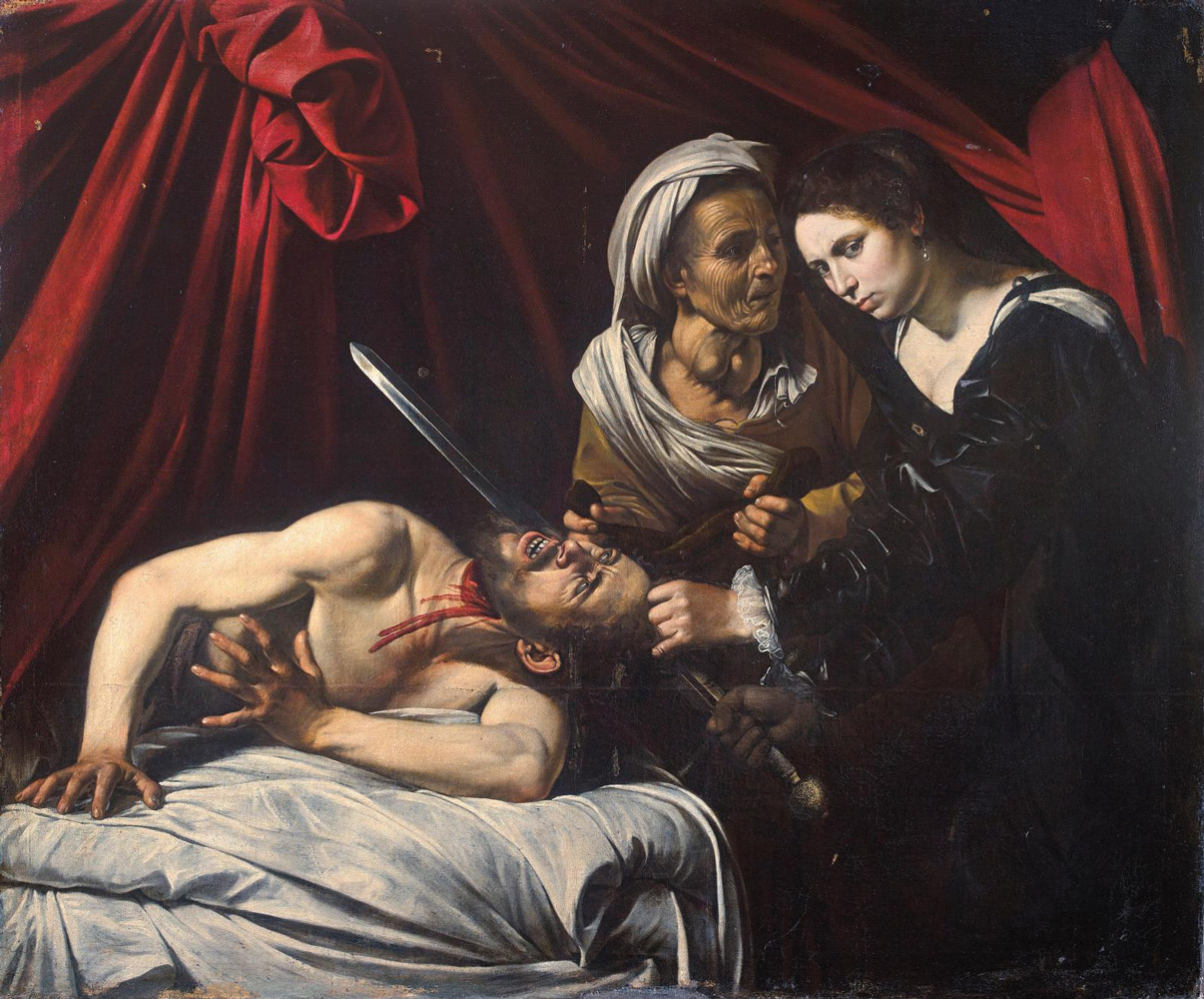 Michelangelo Merisi da Caravaggio, dit Le Caravage, Judith décapitant Holopherne, 1599-1602, huile sur toile, Galerie nationale d’Art ancien, Palais Barberini, Rome