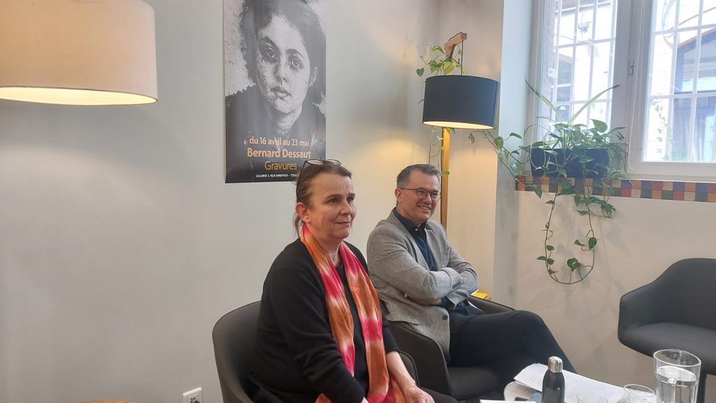 Thiphaine Samoyault et Christophe Pradeau © François Gouverneur