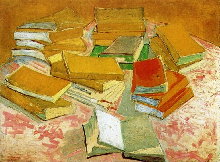 © Vincent van Gogh, Piles de romans français, 1887 Musée Van Gogh, Amsterdam (Fondation Vincent van Gogh) © Vincent van Gogh, Piles de romans français, 1887 - Musée Van Gogh, Amsterdam (Fondation Vincent van Gogh)